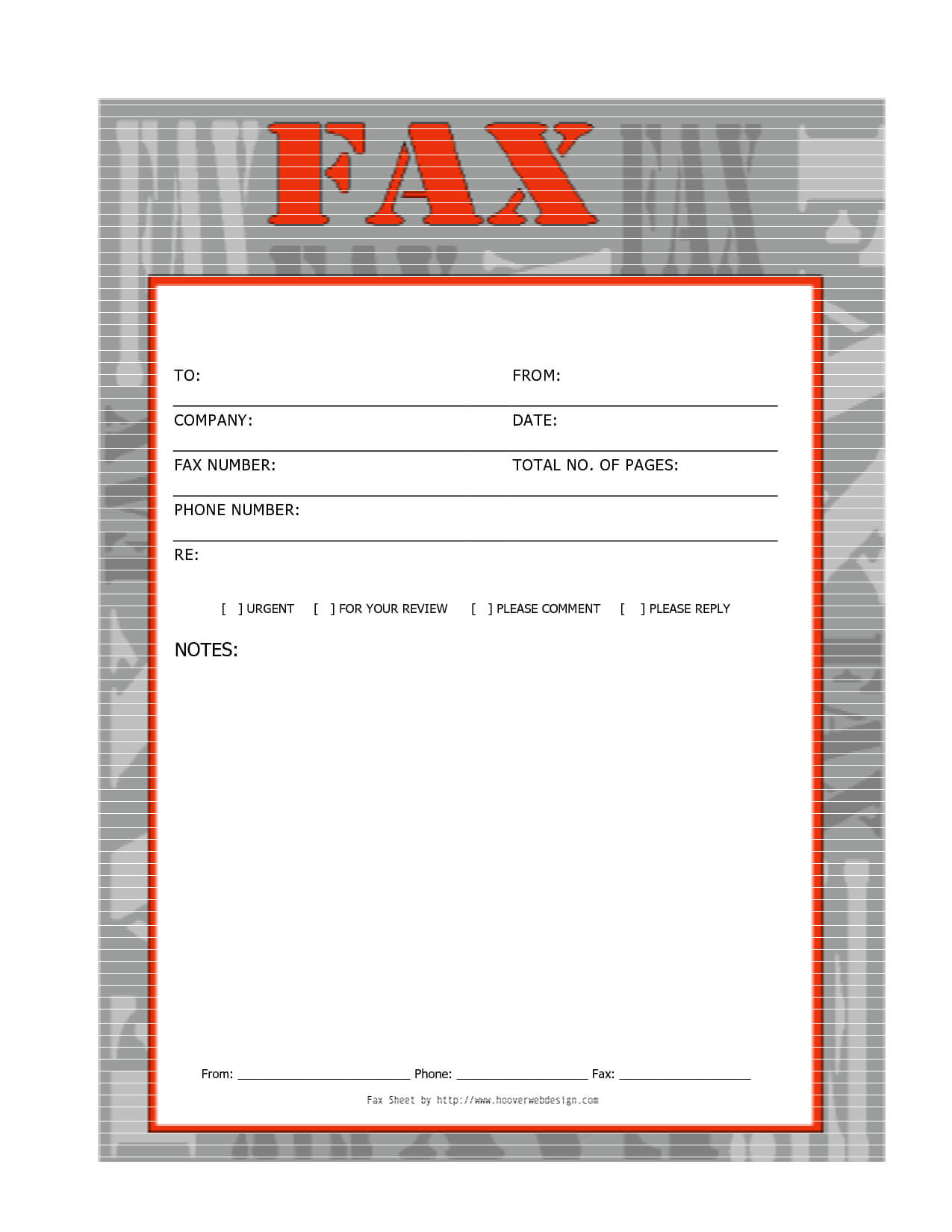 Free Printable Fax Cover Sheets | Free Printable Fax Cover Throughout Fax Cover Sheet Template Word 2010