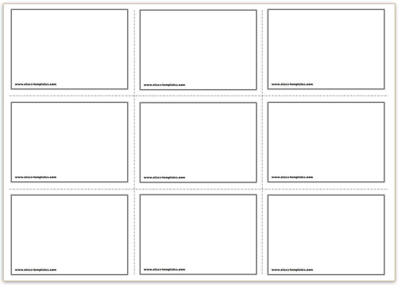 Free Printable Flash Cards Template For Free Printable Blank Flash Cards Template