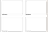 Free Printable Flash Cards Template inside Cue Card Template