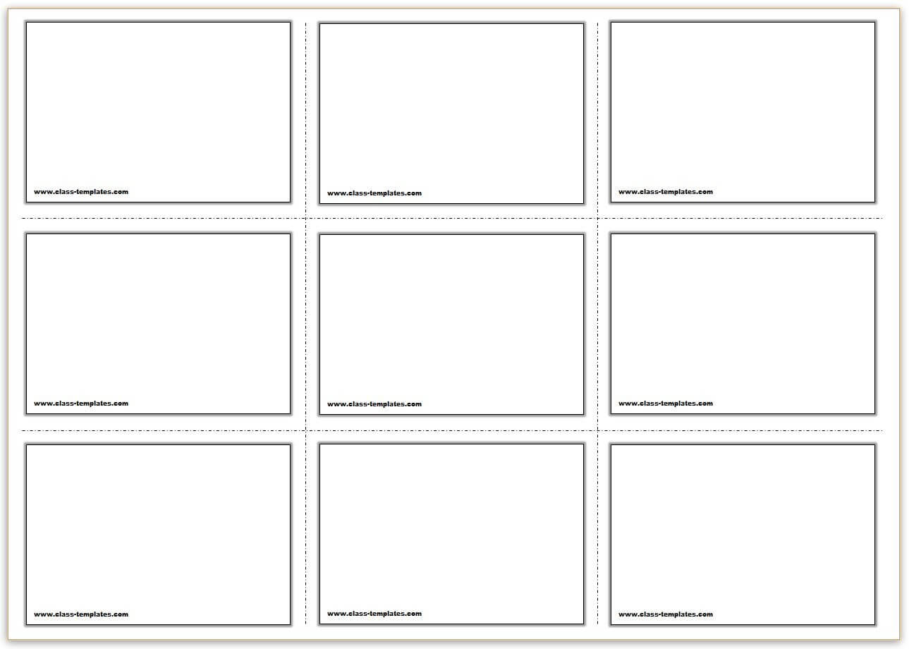 Free Printable Flash Cards Template Intended For Fact Card Template