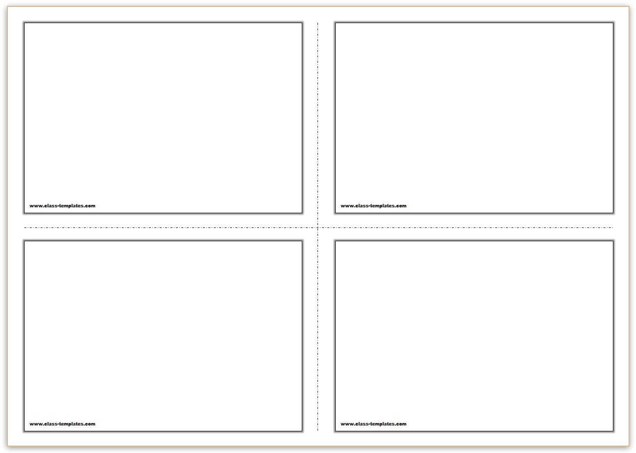 Free Printable Flash Cards Template With Regard To Fact Card Template