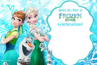 Free Printable Frozen Invitation Templates | Bagvania Free pertaining to Frozen Birthday Card Template