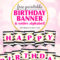 Free Printable Happy Birthday Banner And Alphabet – Six Inside Diy Banner Template Free