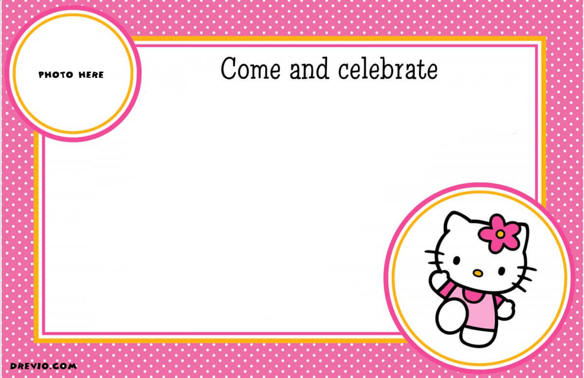 Free Printable Hello Kitty Birthday Party Invitations Inside Hello Kitty Birthday Banner Template Free