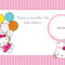 Free Printable Hello Kitty Birthday Party Invitations Pertaining To Hello Kitty Birthday Banner Template Free
