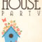 Free Printable House Party Invitation | Housewarming Throughout Free Housewarming Invitation Card Template