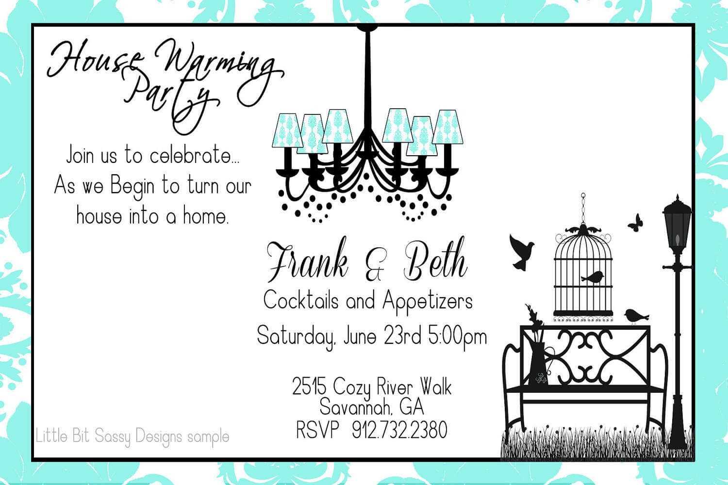 Free Printable Housewarming Party Templates | Free Printable For Free Housewarming Invitation Card Template