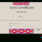 Free Printable Love Certificates in Love Certificate Templates