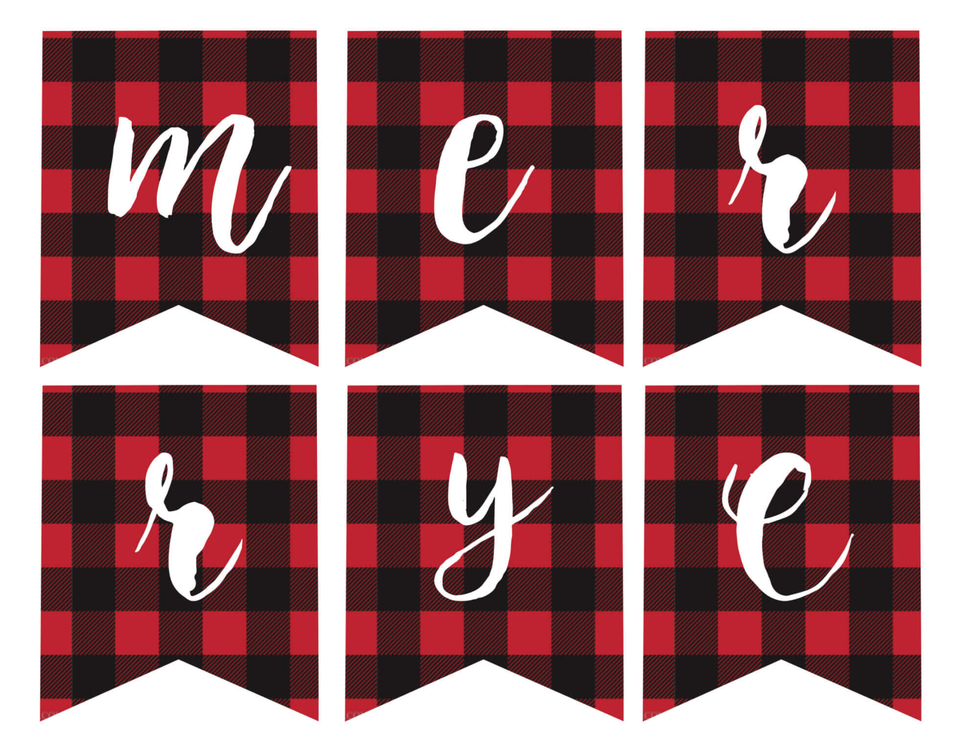 Free Printable Merry Christmas Banner – Paper Trail Design Inside Merry Christmas Banner Template