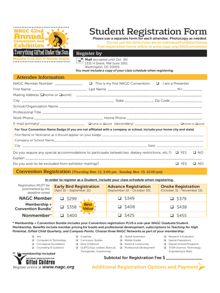 Free Printable Registration Form Templates | Sample Customer Pertaining To Registration Form Template Word Free