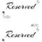 Free Printable Reserved Seating Signs For Your Wedding within Reserved Cards For Tables Templates