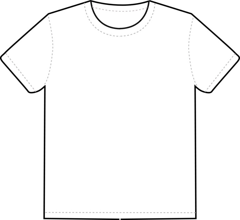 Printable Blank Tshirt Template - Professional Template Examples