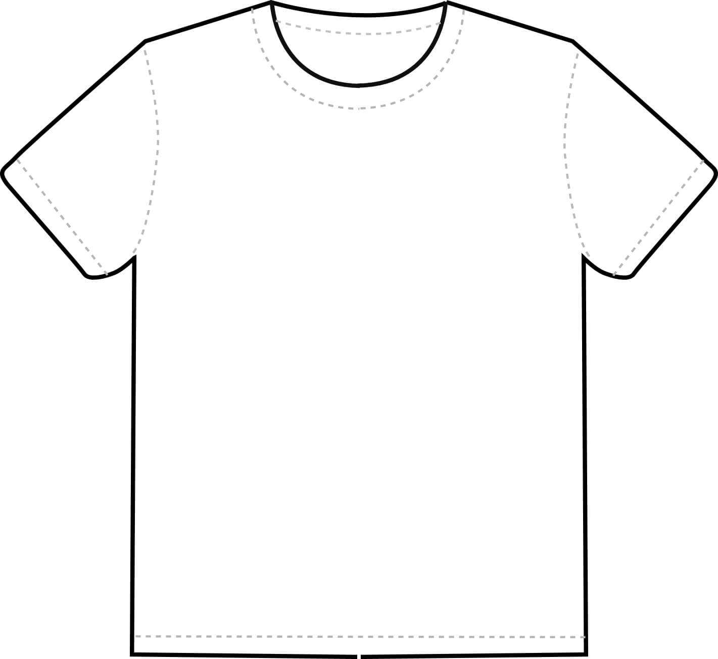 Free Printable T Shirt Template, Download Free Clip Art Intended For Blank Tshirt Template Printable