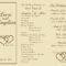 Free Printable Wedding Programs Templates | Wedding Program For Free Printable Wedding Program Templates Word