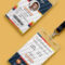 Free Psd : Creative Office Identity Card Template Psd On Behance pertaining to Id Card Design Template Psd Free Download