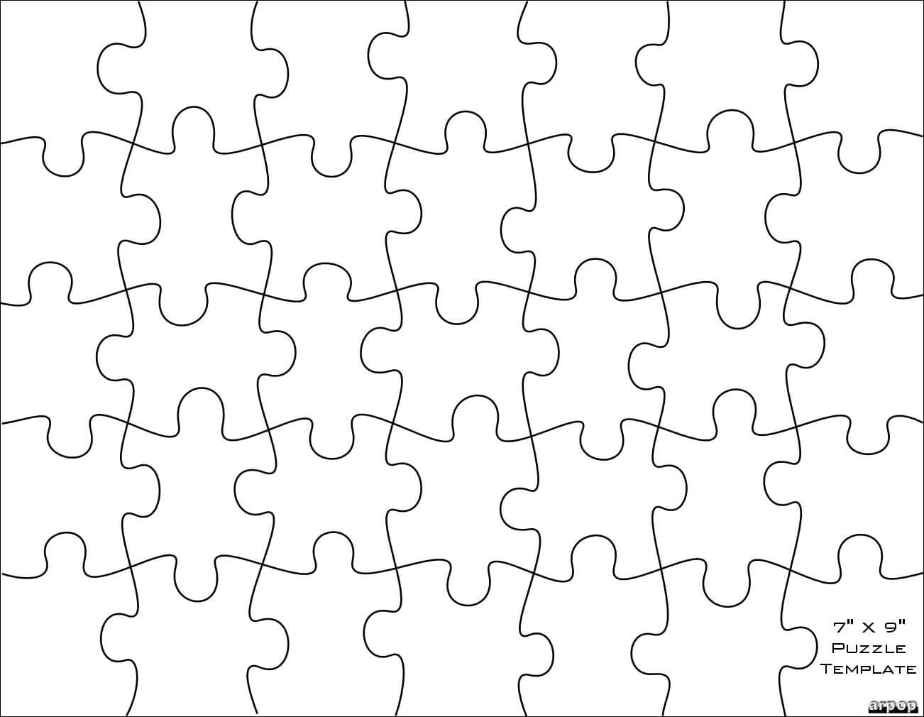 Free Puzzle Pieces Template, Download Free Clip Art, Free For Jigsaw Puzzle Template For Word