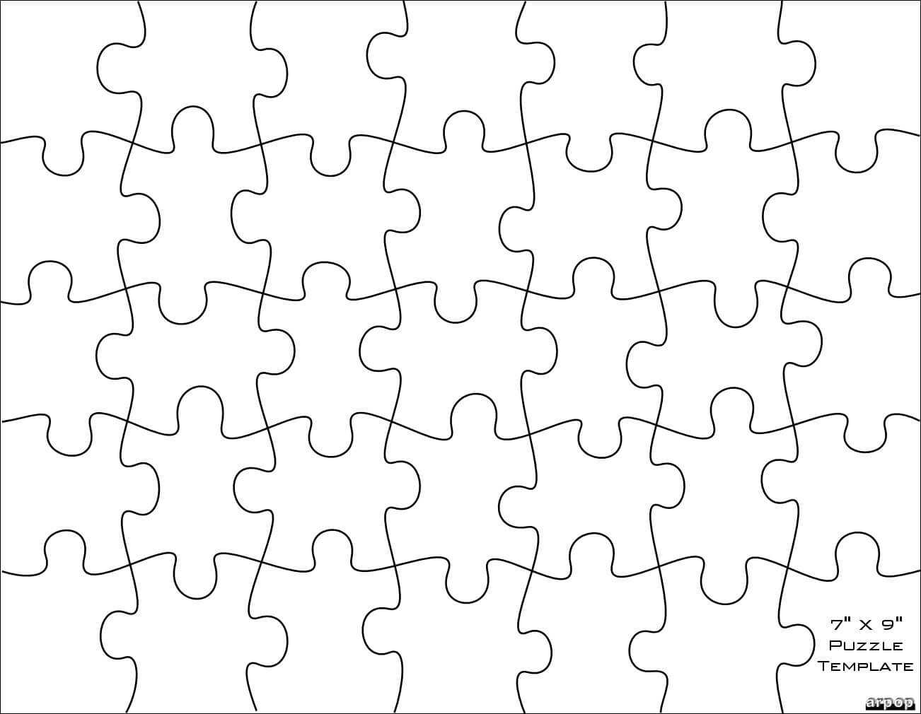 Free Puzzle Pieces Template, Download Free Clip Art, Free For Jigsaw Puzzle Template For Word