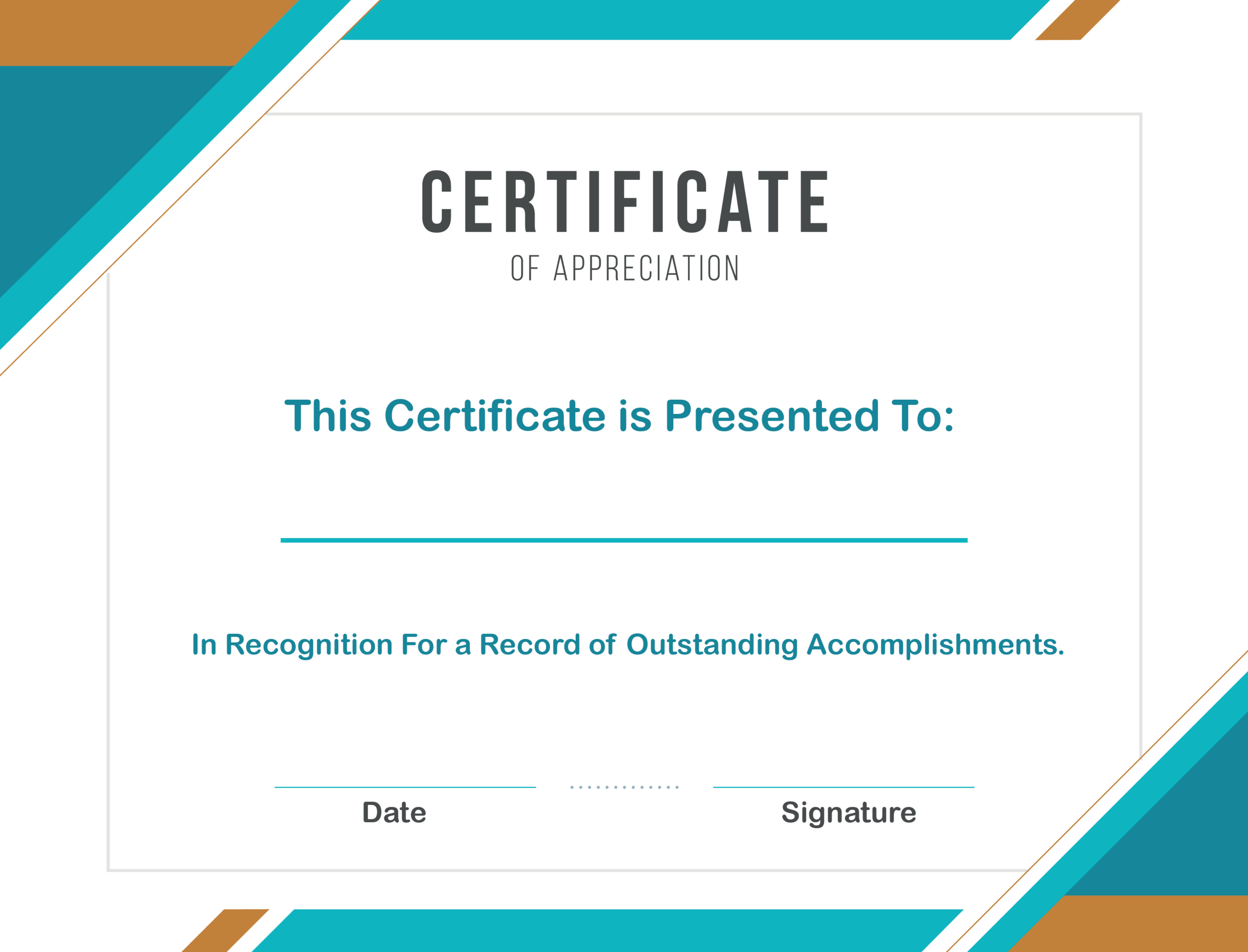 Free Sample Format Of Certificate Of Appreciation Template In In Appreciation Certificate Templates