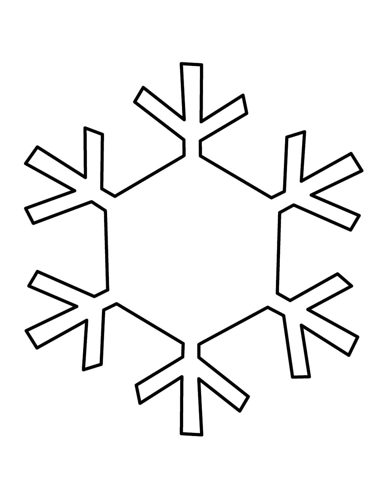 Free Snowflake Line Art, Download Free Clip Art, Free Clip With Regard To Blank Snowflake Template