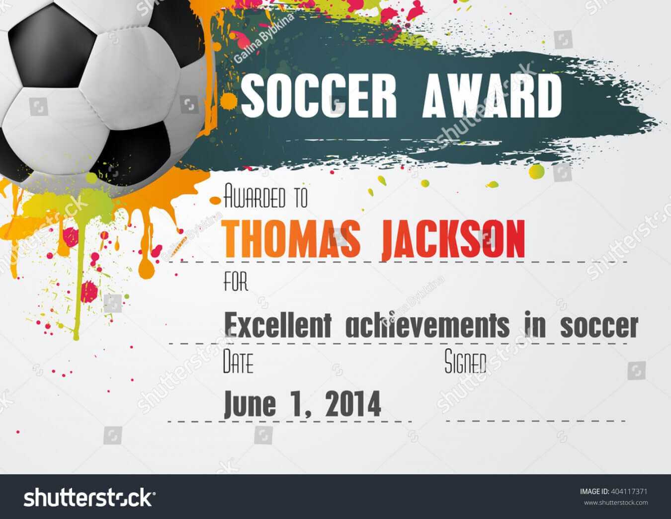 Free Soccer Certificate Template Free Condofinancials Free Inside Soccer Certificate Template Free