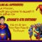 Free Superman Invitations Templates ] – 40Th Birthday Ideas With Superman Birthday Card Template
