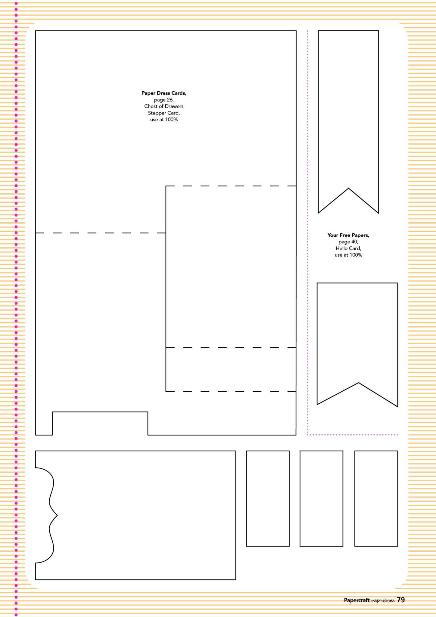 card-folds-templates