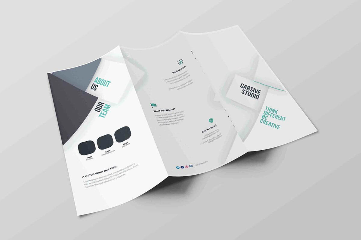 Free Tri Fold Brochure Psd Template – Creativetacos Regarding Brochure 3 Fold Template Psd