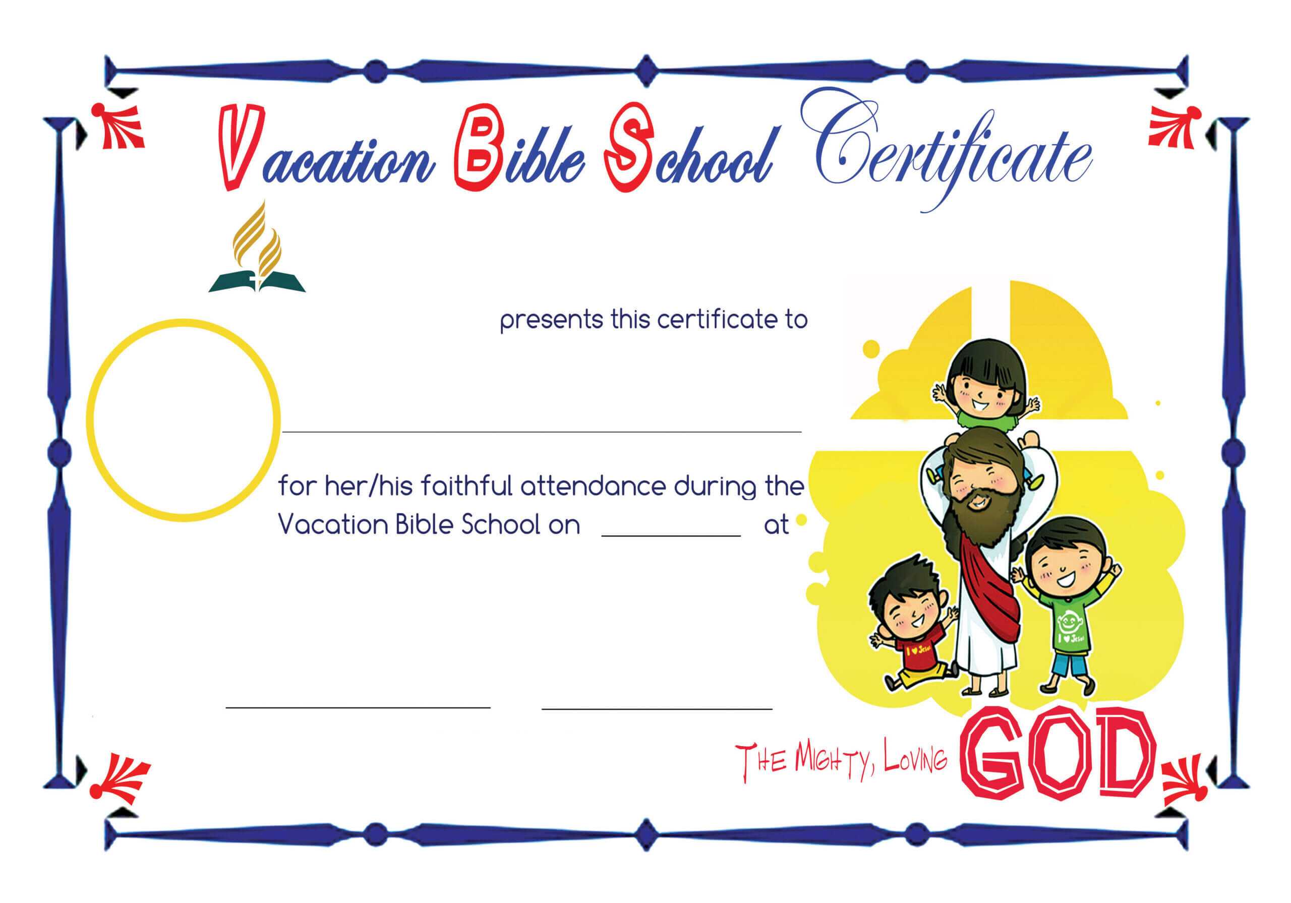 Free Vbs Certificate Templates ] – Bible School Certificate Regarding Vbs Certificate Template