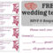 Free Wedding Rsvp &amp; Response Card Template Templat | Free within Free Printable Wedding Rsvp Card Templates