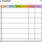 Free Weekly Schedule Templates For Word – 18 Templates Within Agenda Template Word 2010