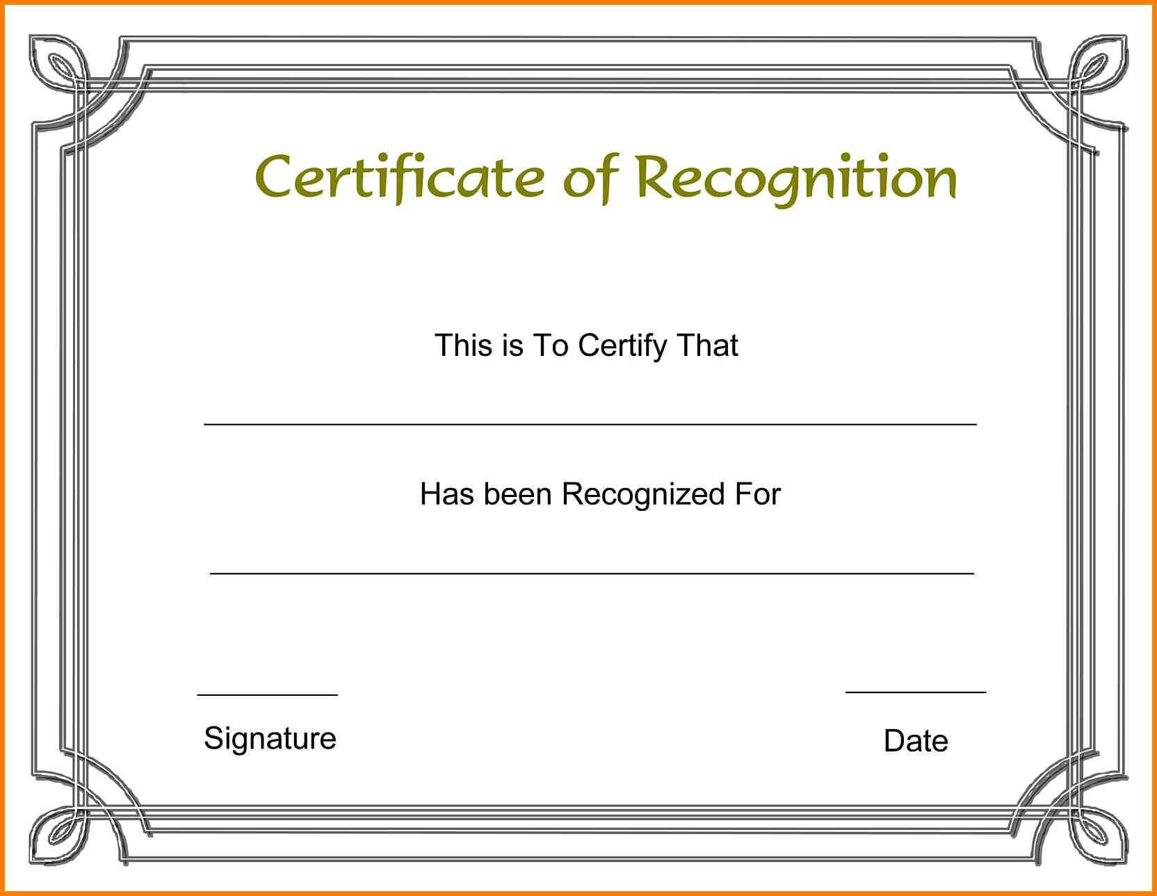 Free Word Certificate Template Lovely Certificate Templates Inside Blank Award Certificate Templates Word