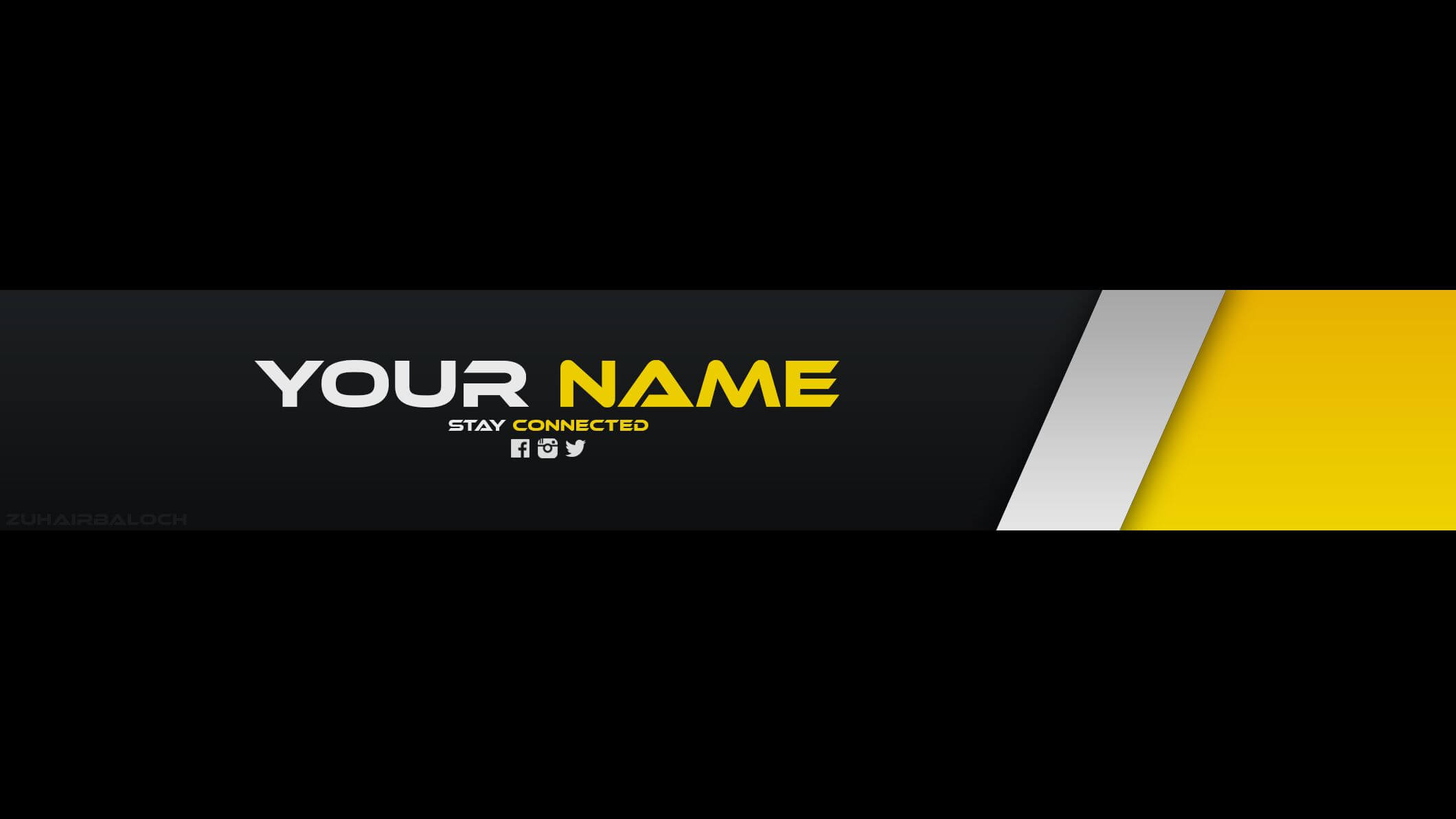 photoshop youtube banner template download