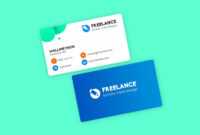 Freelancer Business Visiting Cards Design Template Psd within Freelance Business Card Template