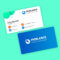 Freelancer Business Visiting Cards Design Template Psd within Freelance Business Card Template