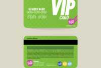 Front And Back Vip Member Card Template throughout Membership Card Template Free