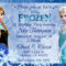 Frozen Birthday Invitations : Frozen Birthday Invitations Within Frozen Birthday Card Template