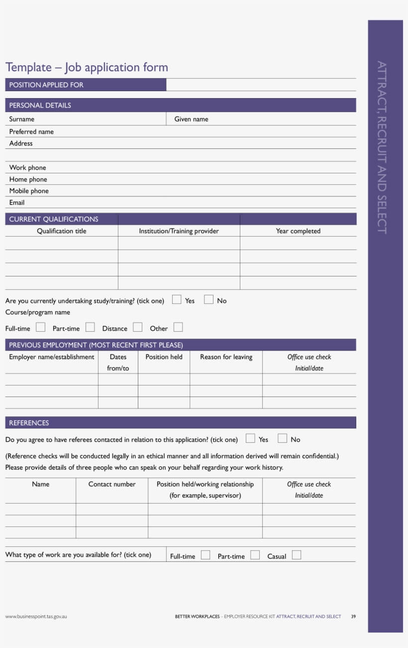 Full Size Of Free Printable Job Application Form Templates In Job Application Template Word Document