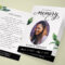 Funeral Program Editable Template, Printable Funeral Pertaining To Memorial Brochure Template