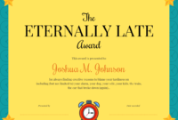 Funny Certificate Template regarding Fun Certificate Templates