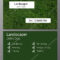 Gardener Business Card — Stock Vector © Mariam2707 #74080439 Regarding Gardening Business Cards Templates