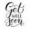 Get Well Soon Typography Cardalps View Art On Regarding Get Well Card Template