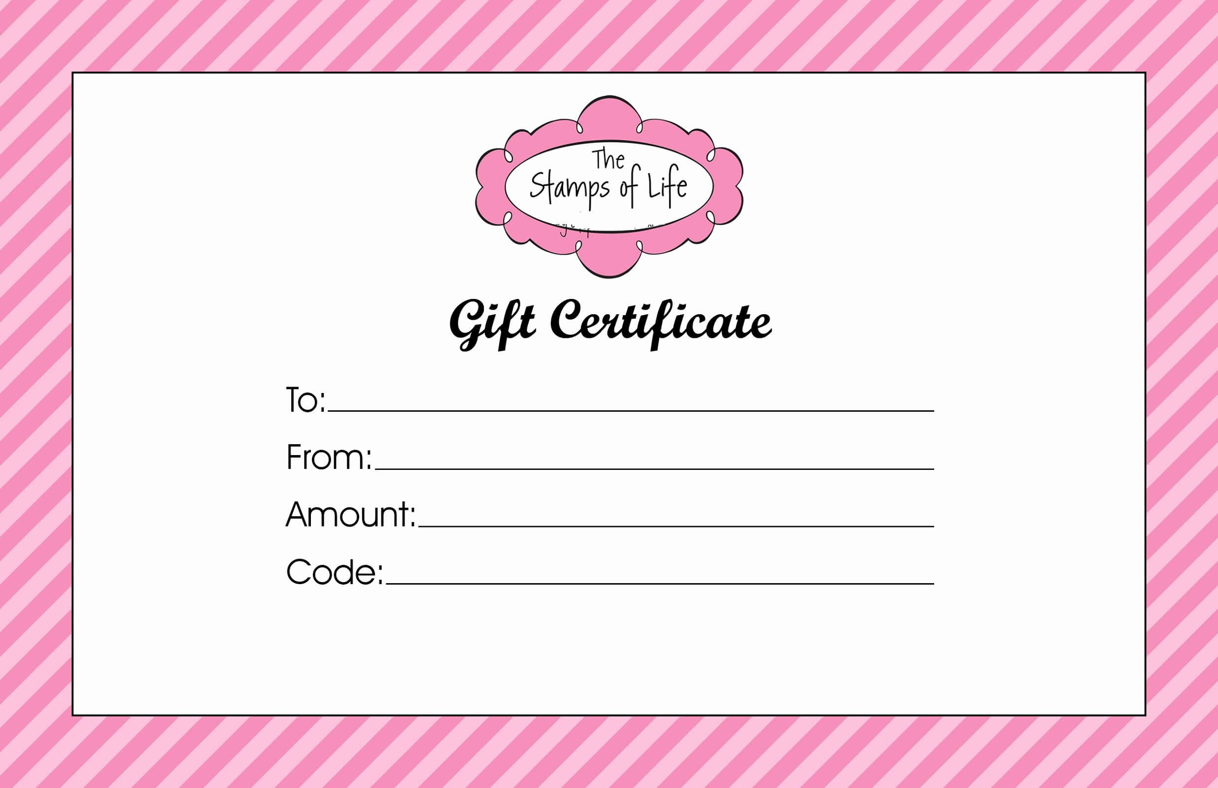 Gift Card Certificate Template Unique Gift Certificate Inside Salon Gift Certificate Template