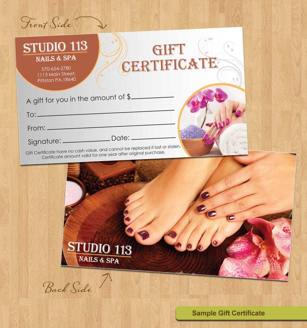 Gift Certificate For Viva Nails In Brentwood Nail Salon Regarding 
