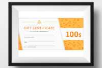 Gift Certificate Template | Design Illustration Art pertaining to Company Gift Certificate Template