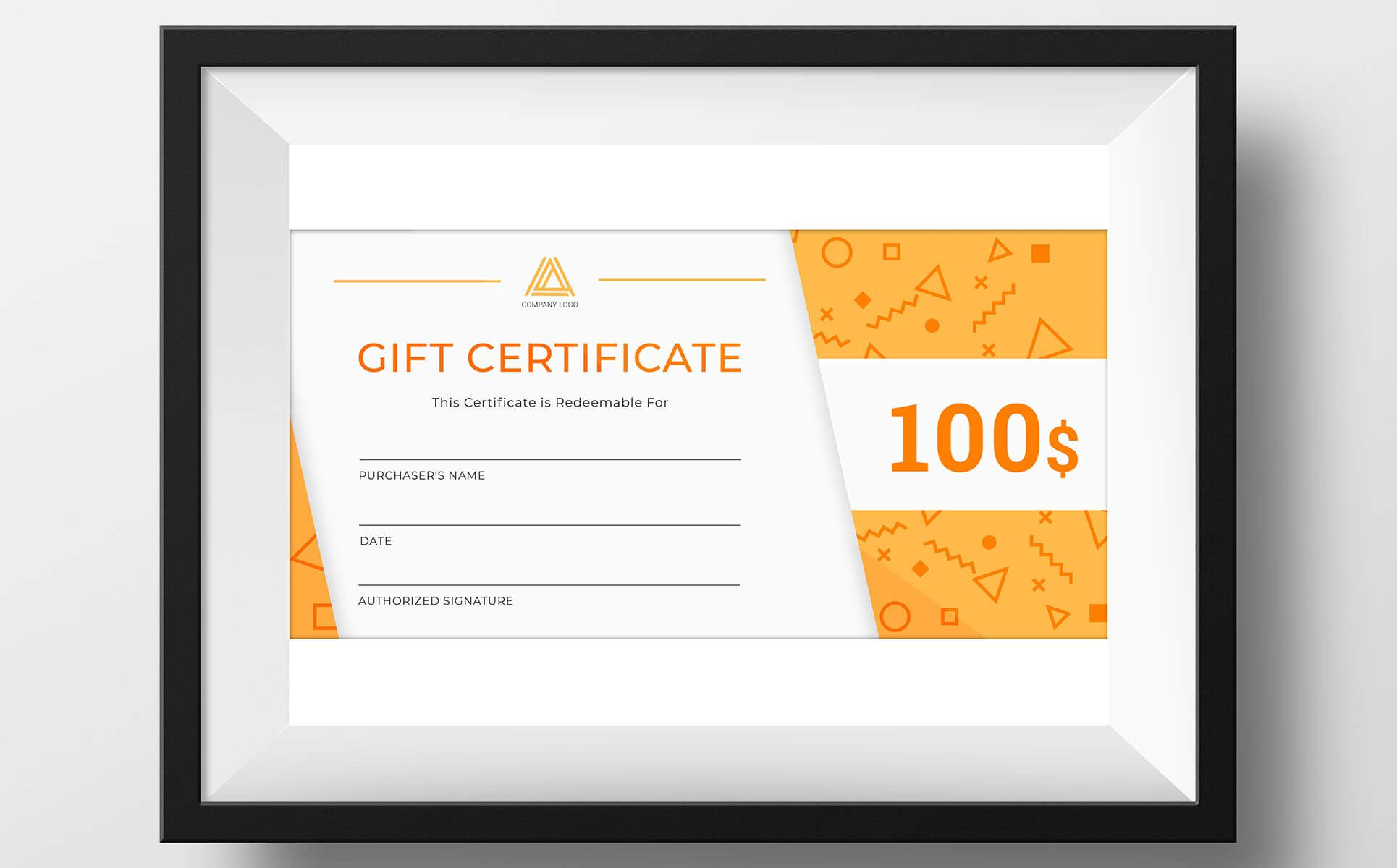 Gift Certificate Template | Design Illustration Art Pertaining To Company Gift Certificate Template