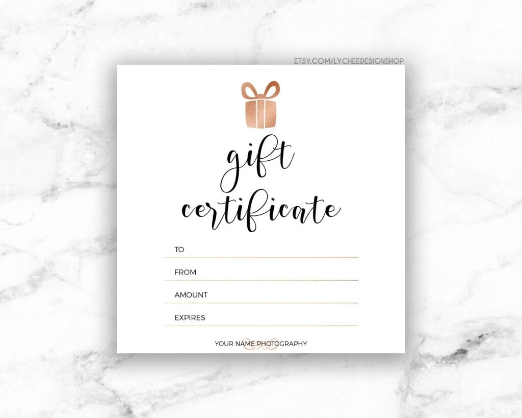 Gift Certificate Template | Free Download Template Design Inside Free Photography Gift Certificate Template