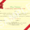 Gift Certificate Template Xmas | Pharmacy Technician Cover Pertaining To Present Certificate Templates