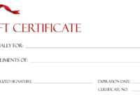 Gift Certificate Templates To Print | Gift Certificate with regard to Printable Gift Certificates Templates Free