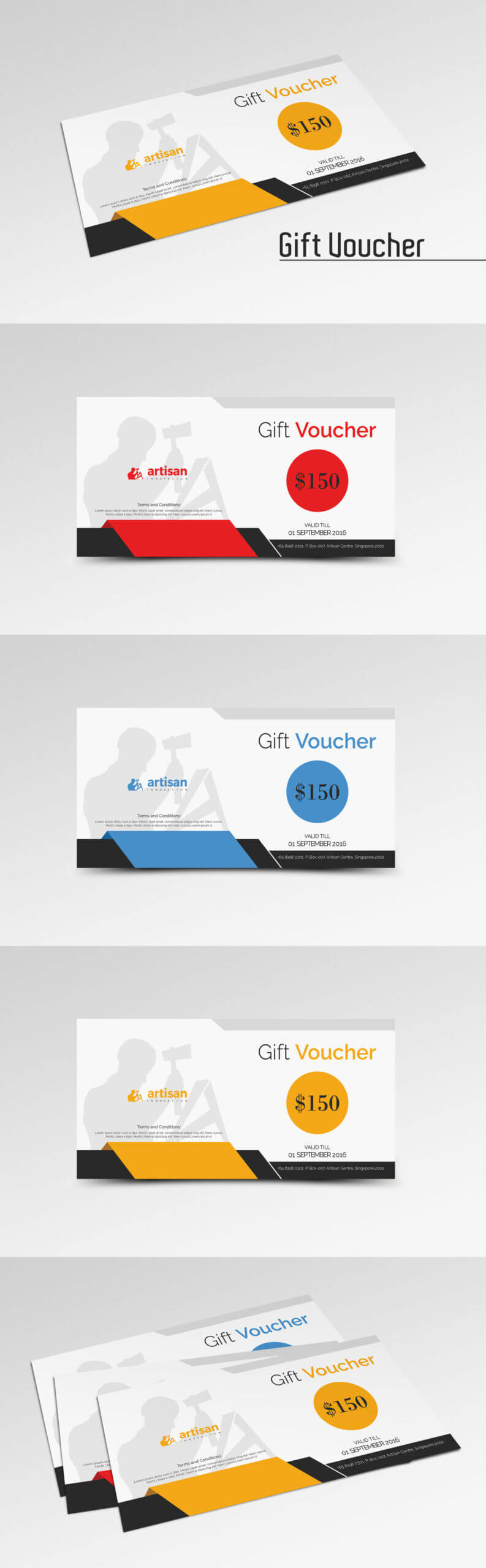Gift Voucher Template Ai, Eps, Psd | Gift Card Template With Gift Card Template Illustrator