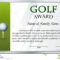Golf Gift Certificate Template Free Printable Templates For Golf Certificate Templates For Word